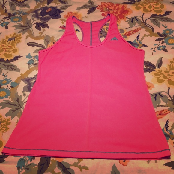 adidas Tops - Hot Pink Adidas Athletic Tank